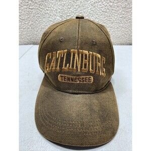 Gatlinburg Tennessee Brown Adjustable Ball Cap Hat